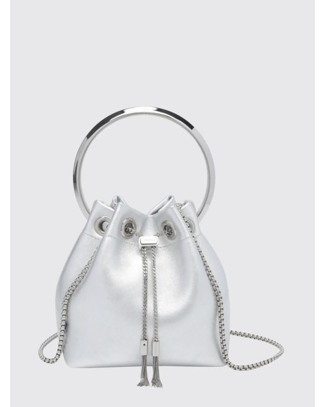 [Jimmy Choo] Minibag FW26 BONBONFSJ SILVER