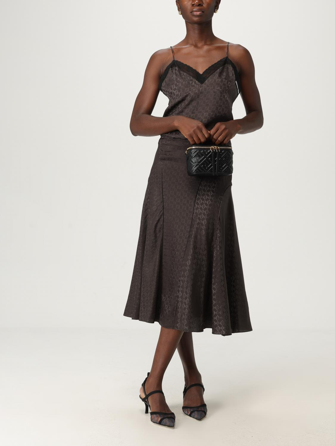 [Fendi] Midi skirt SS26 FQ7688AUQG F1T6H