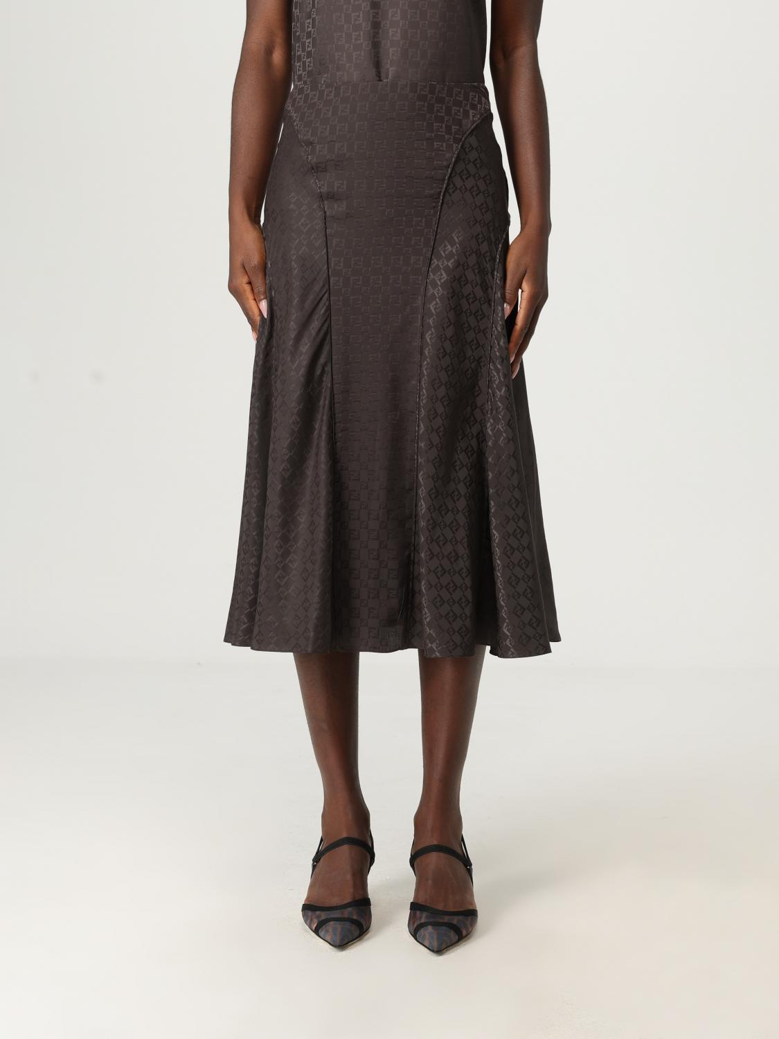 [Fendi] Midi skirt SS26 FQ7688AUQG F1T6H