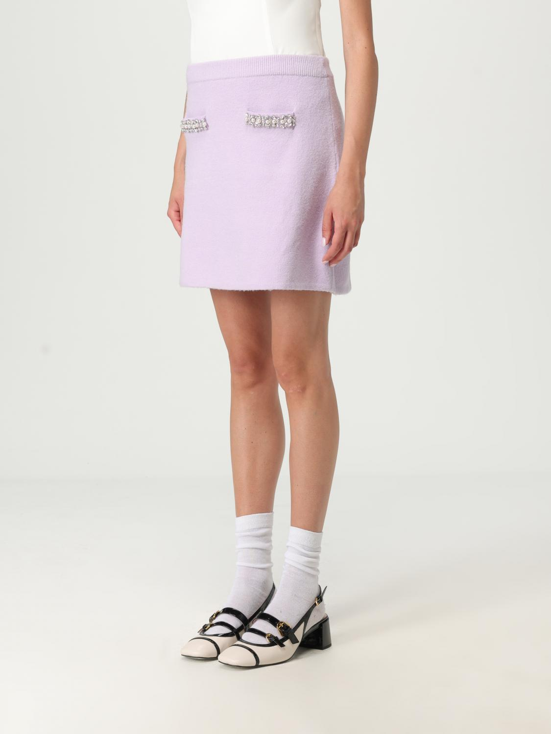 [Self-portrait] Mini skirt FW25 PF25085SKL LILAC