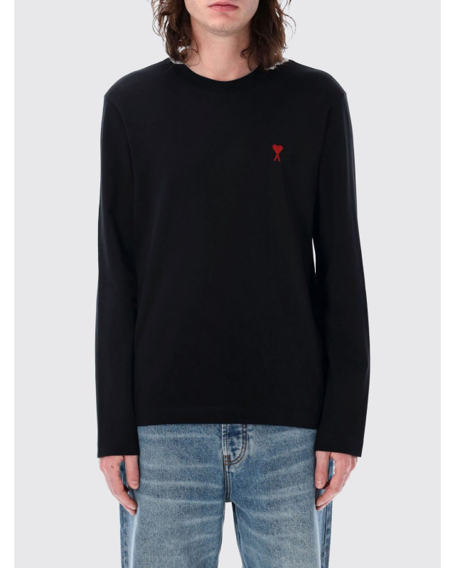[Ami Paris] T-shirts Long Sleeve SS26 BFUTS235724 001