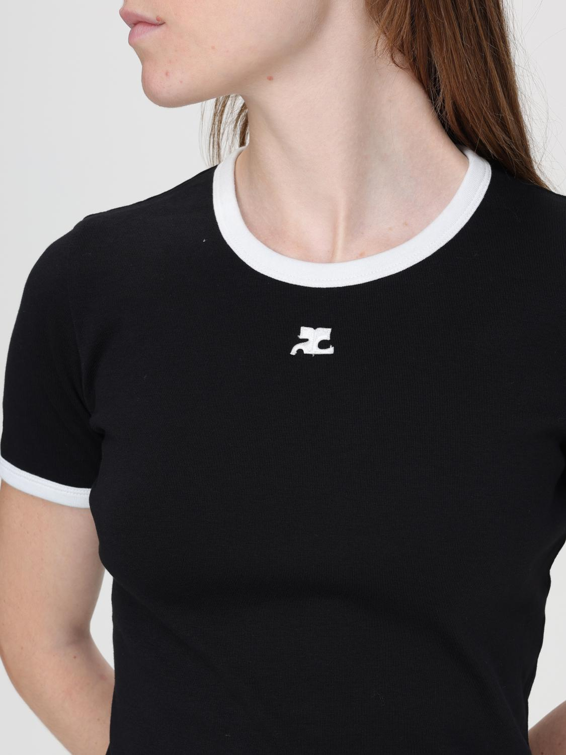 [Courreges] T-shirts Short Sleeve SS26 VESJTS017JS0070 9901