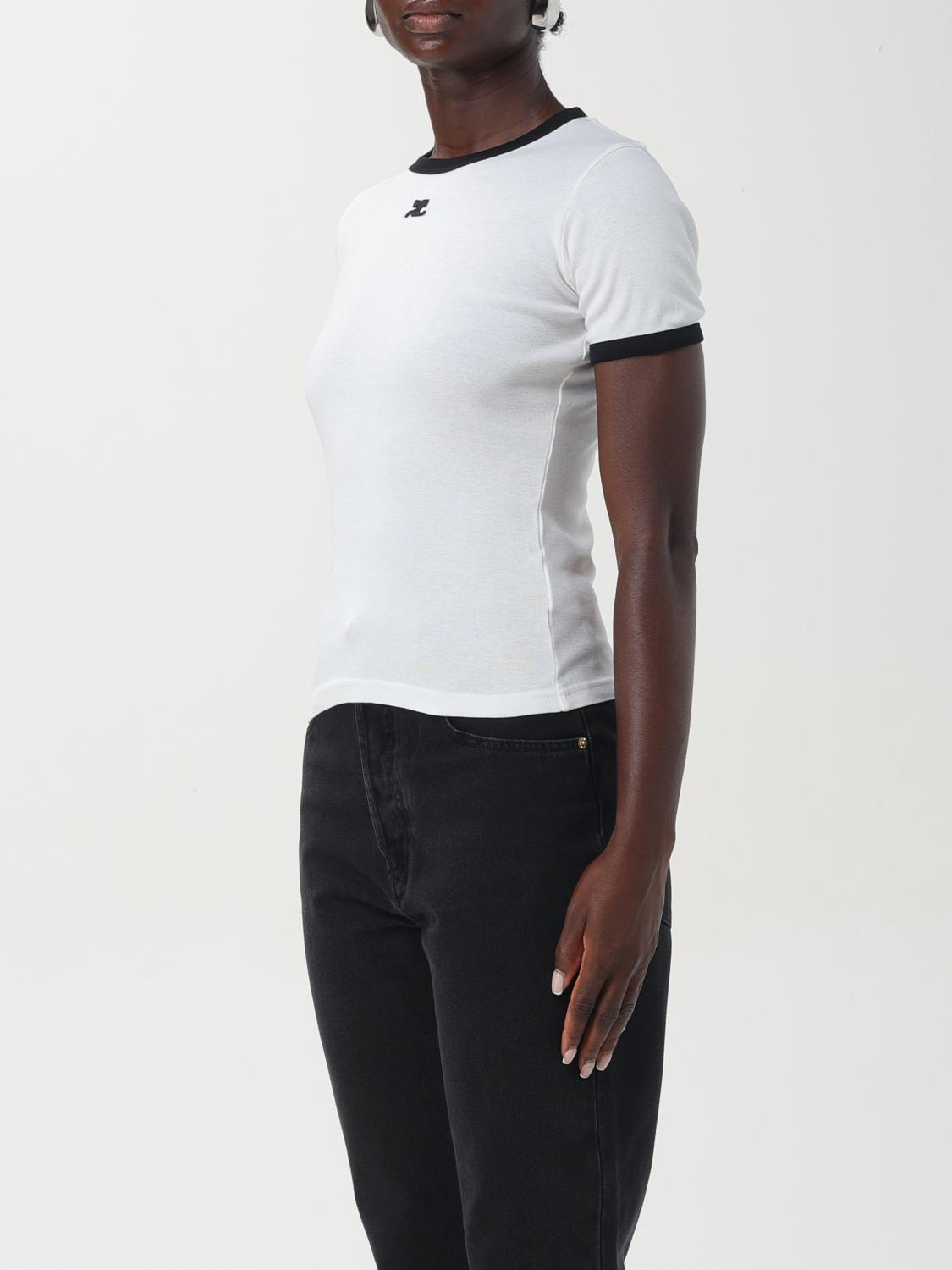 [Courreges] T-shirts Short Sleeve SS26 VESJTS017JS0070 0098