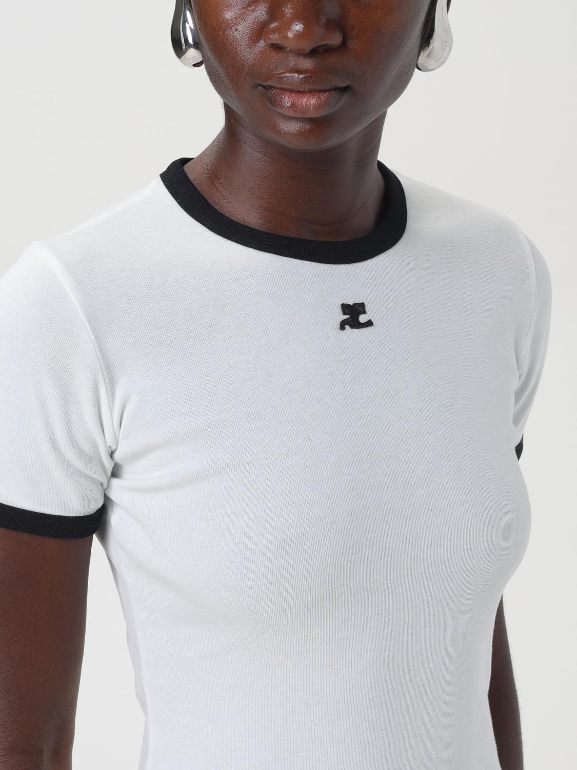 [Courreges] T-shirts Short Sleeve SS26 VESJTS017JS0070 0098