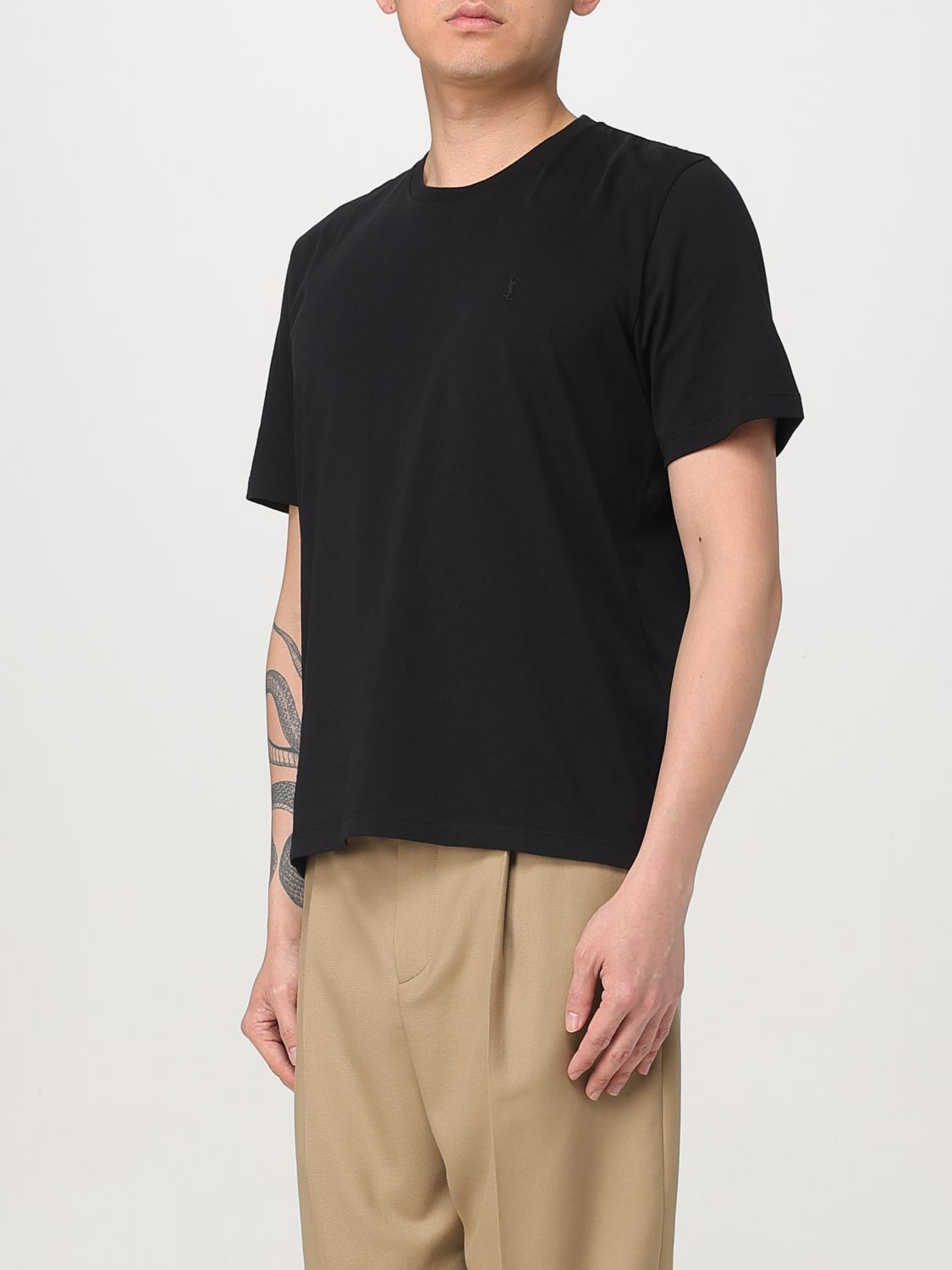 [Saint Laurent] T-shirts Short Sleeve SS26 819395Y2ZJ2 1000