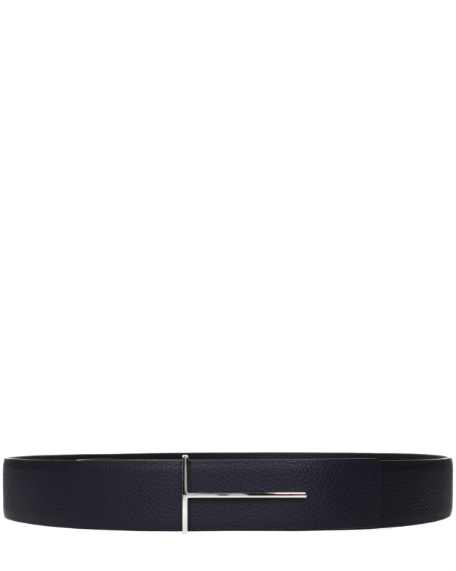 [Tom Ford] Belt SS26 TB331LCL236SDARKNAVYBLACK