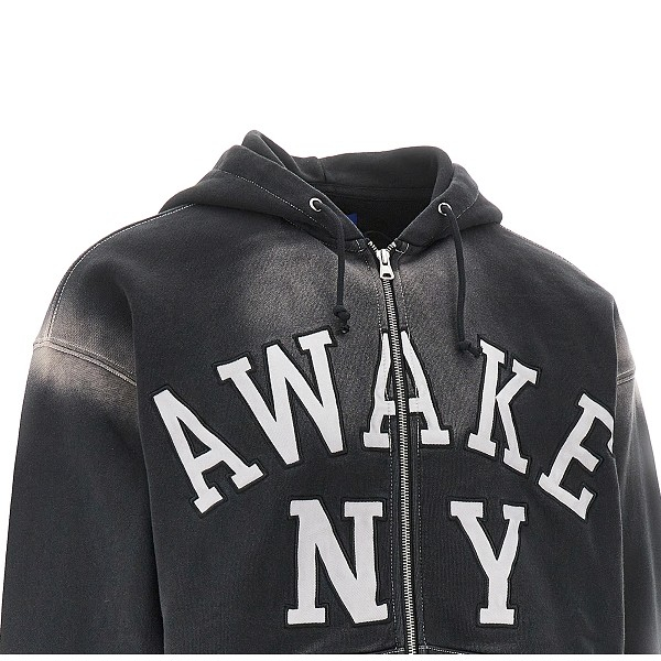 [AWAKE NY] Sweatshirt SS26 AWK-SP26-HD002.BLACK-BLACK