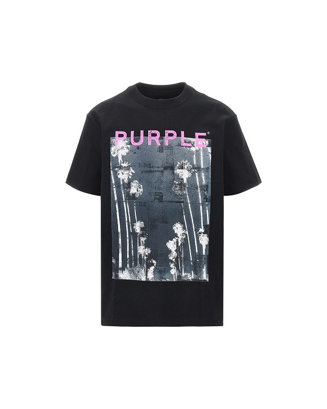 [Purple Brand] T-shirts Short Sleeve SS26 P117-HBDC226.BLACK-BLACK