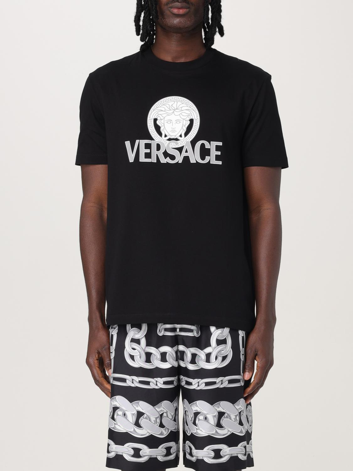 [Versace] T-shirts Short Sleeve SS26 10142261A10088 1B000