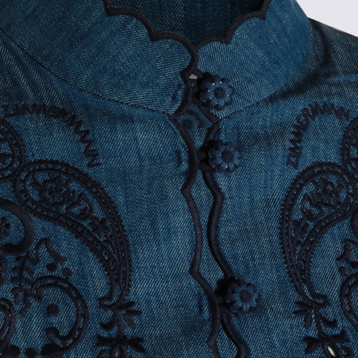[Zimmermann] Shirts Short Sleeve FW26 8360TSS261RWBLU