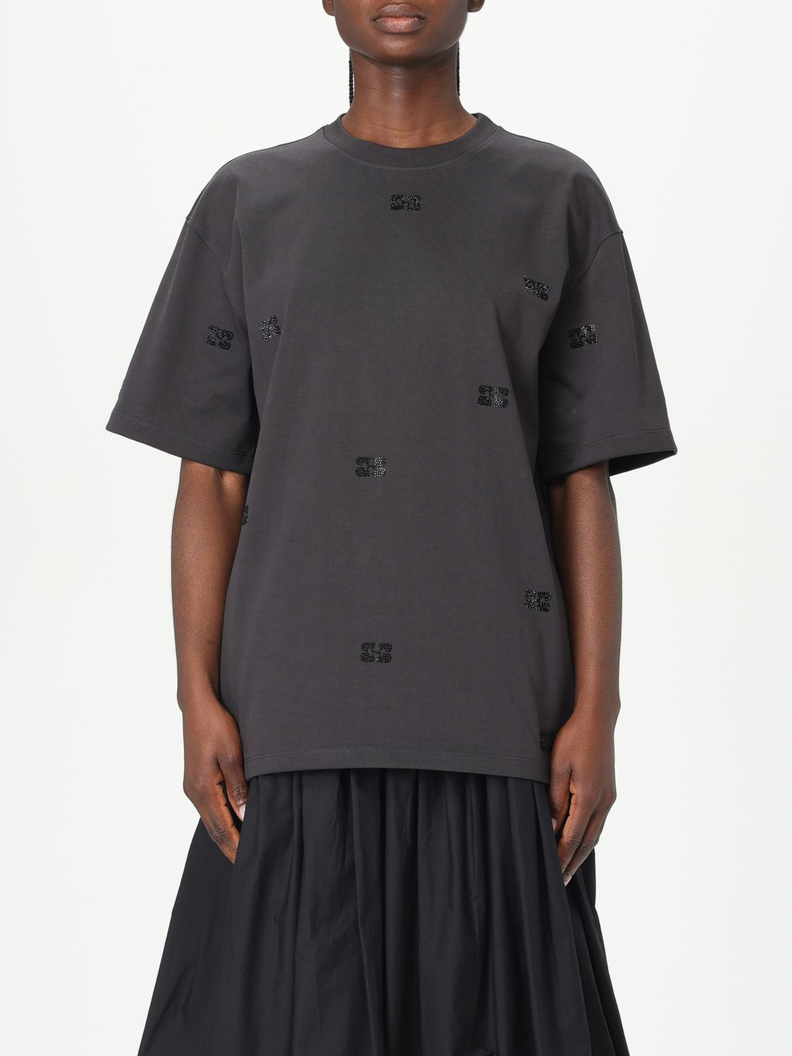 [GANNI] T-shirts Short Sleeve SS25 T4177 252