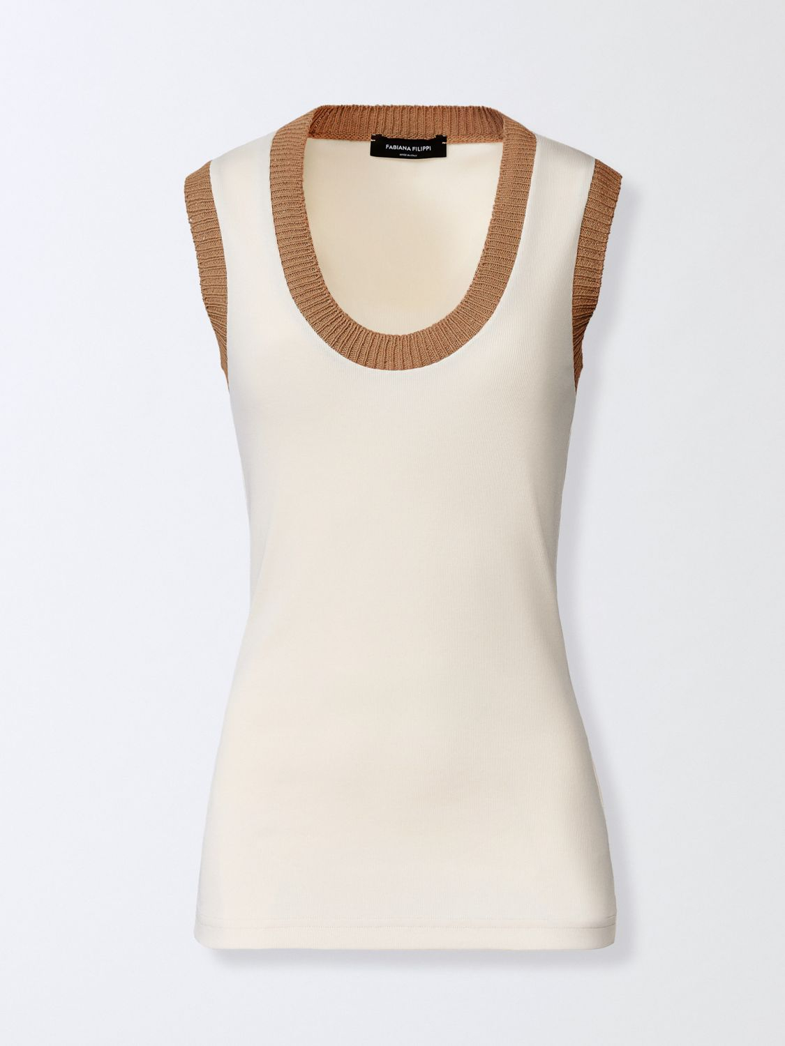 [Fabiana Filippi] T-shirts Sleeveless SS26 JED276F582M224 VR3