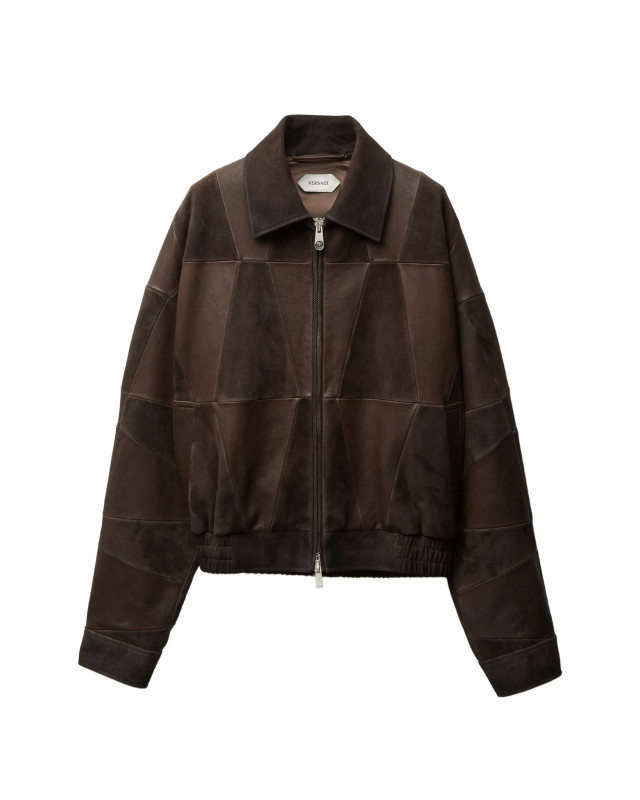 [Versace] Leather Jacket FW26 1024402 1A17845