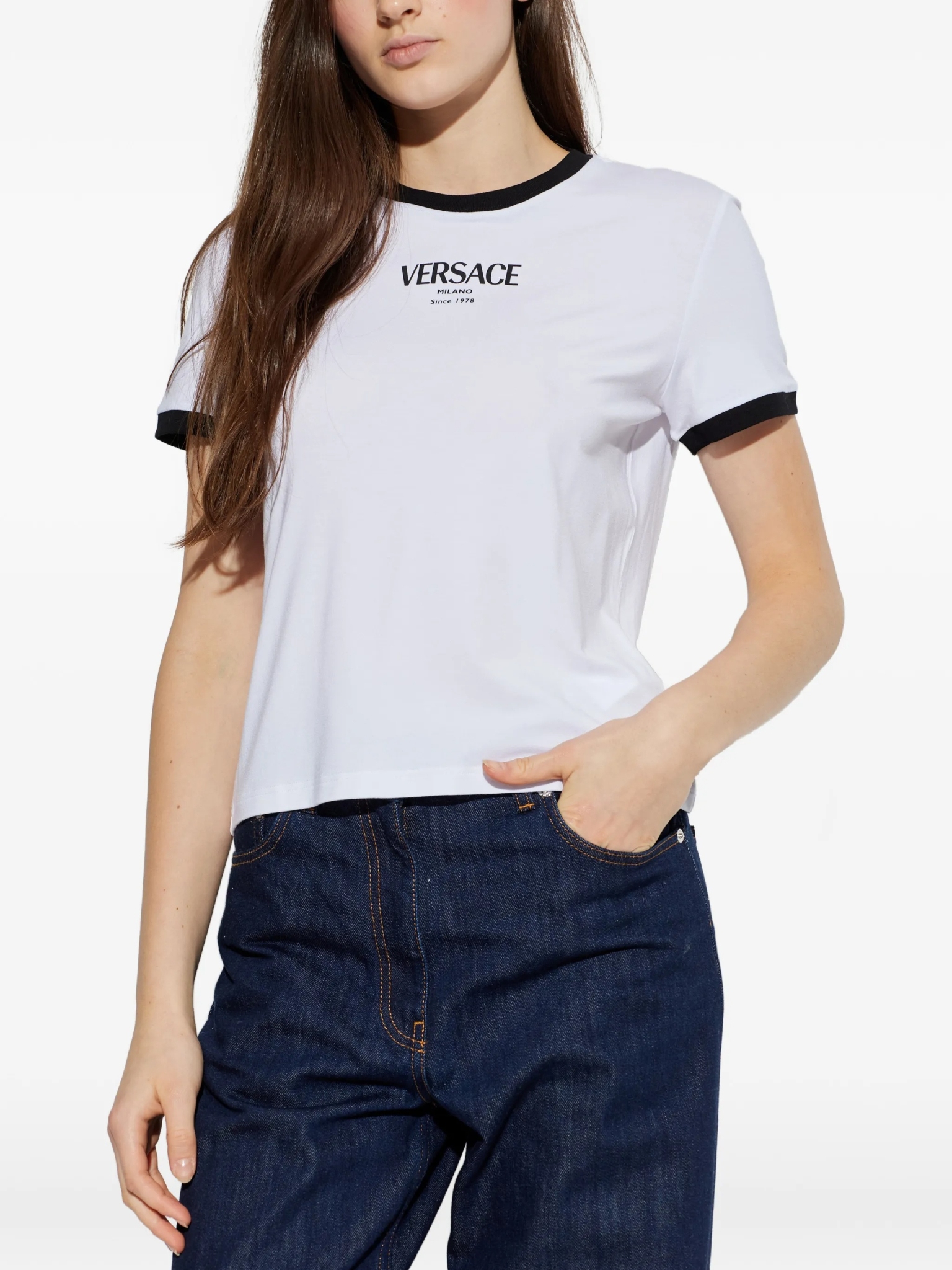 [Versace] T-shirts Short Sleeve FW26 1022656 1A16685