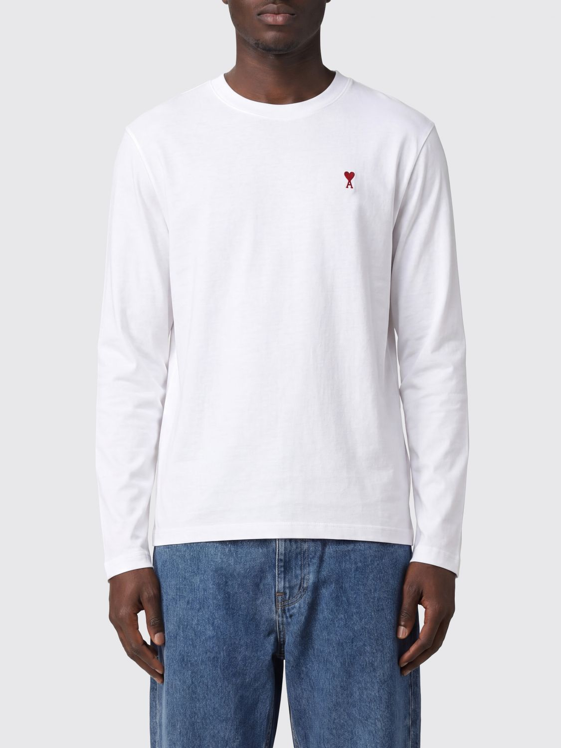 [Ami Paris] T-shirts Long Sleeve FW26 BFUTS235724 100