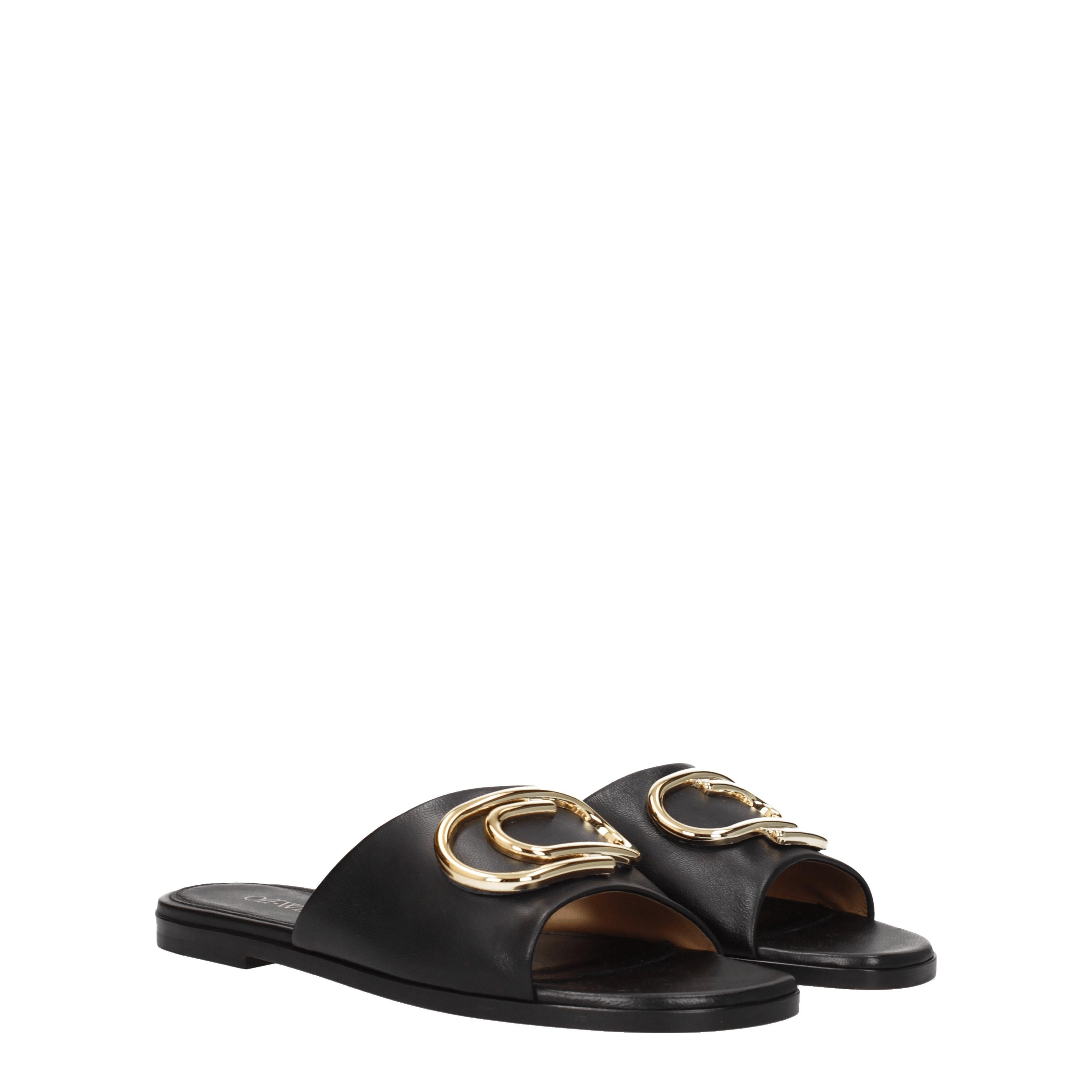 [Off-White] Slippers SS25 OWIC015LEA0031076