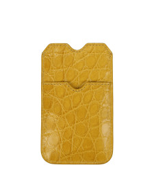 [Burberry] Cardholder SS25 PORTACELLULARESTAMPAGIALLO
