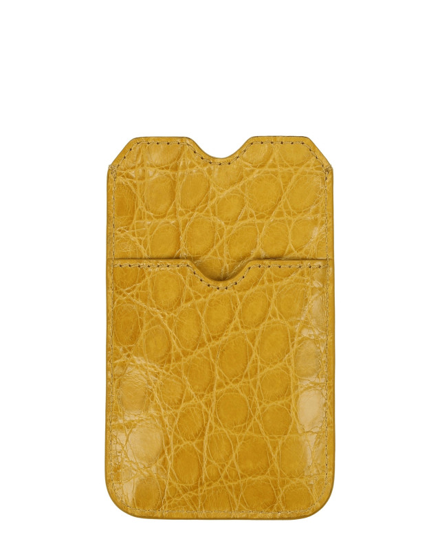 [Burberry] Cardholder SS25 PORTACELLULARESTAMPAGIALLO