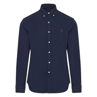 [Polo Ralph Lauren] Shirts Long Sleeve CO 710767828003-CRUISENAVY