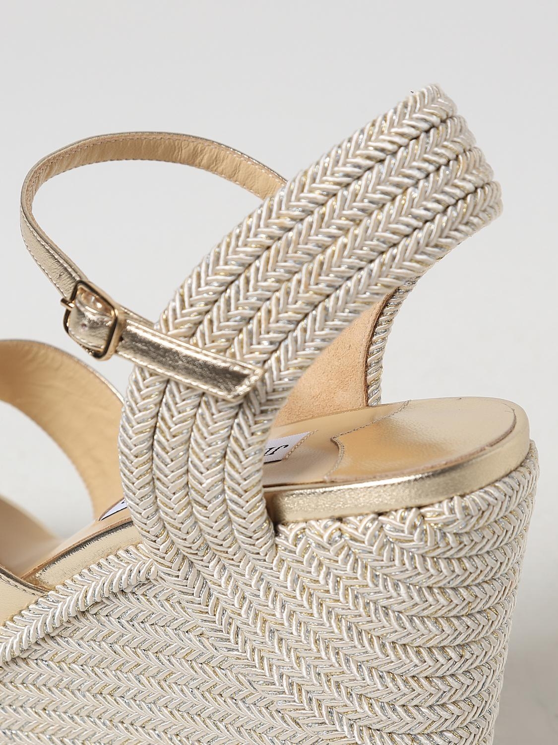 [Jimmy Choo] Sandals SS26 DELLENA100NMW CHAMPAGNE/CHAMPAGNE MIX