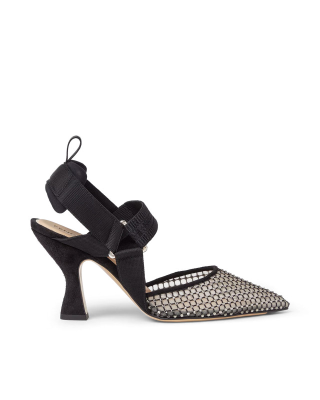 [Fendi] Slingback FW26 8J9243B18MF13BK BLACK DIAMOND