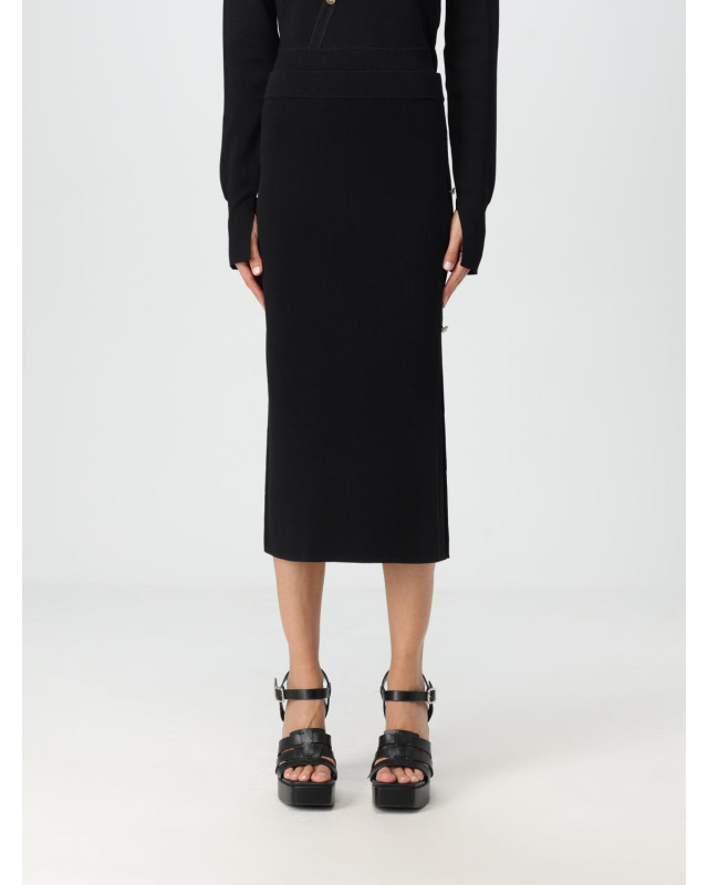 [VERSACE JEANS COUTURE] Midi skirt FW24 77HAEMB1CM61H 899