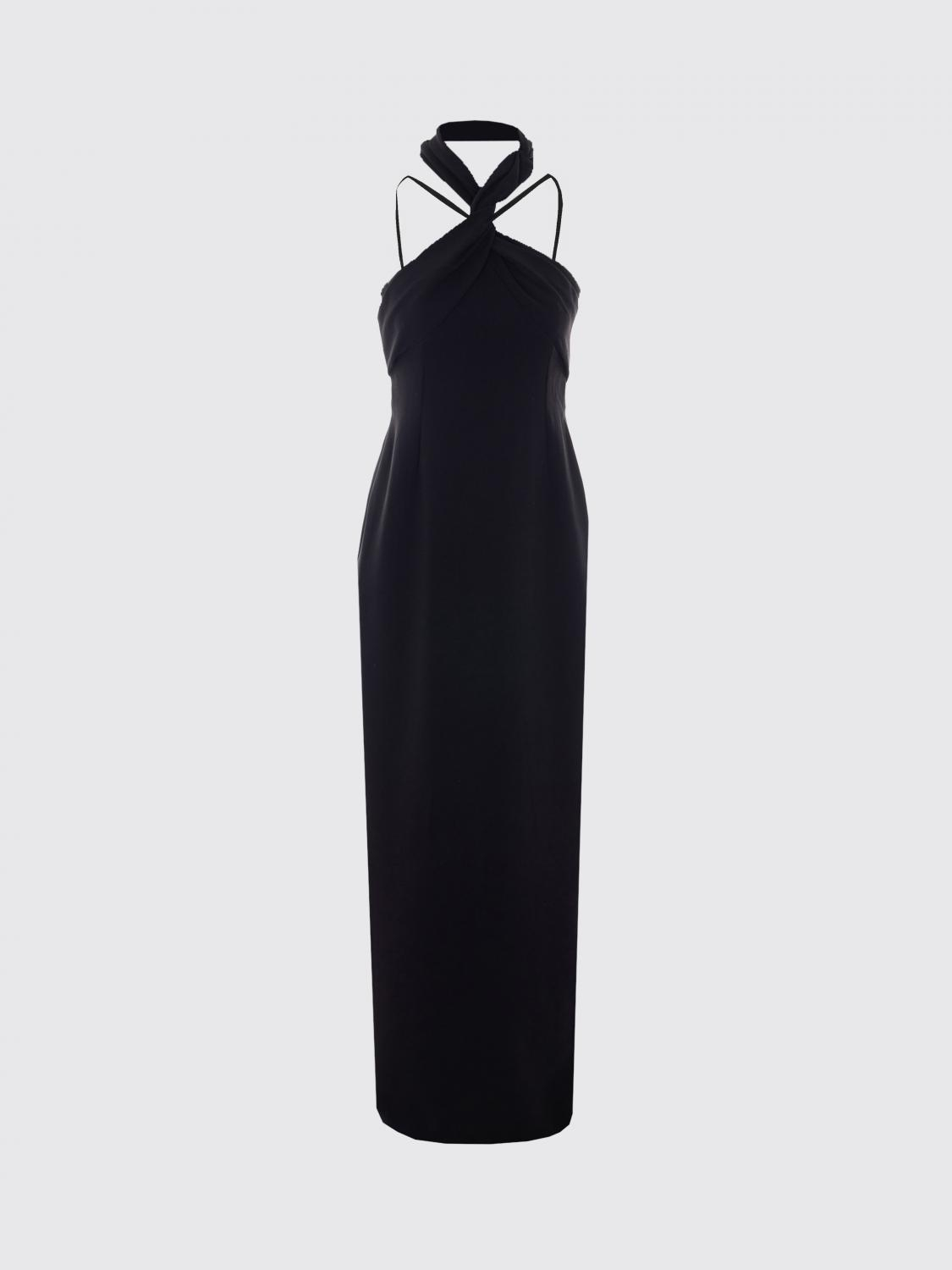 [Solace London] Sleeveless dress SS26 OS47043 BLACK