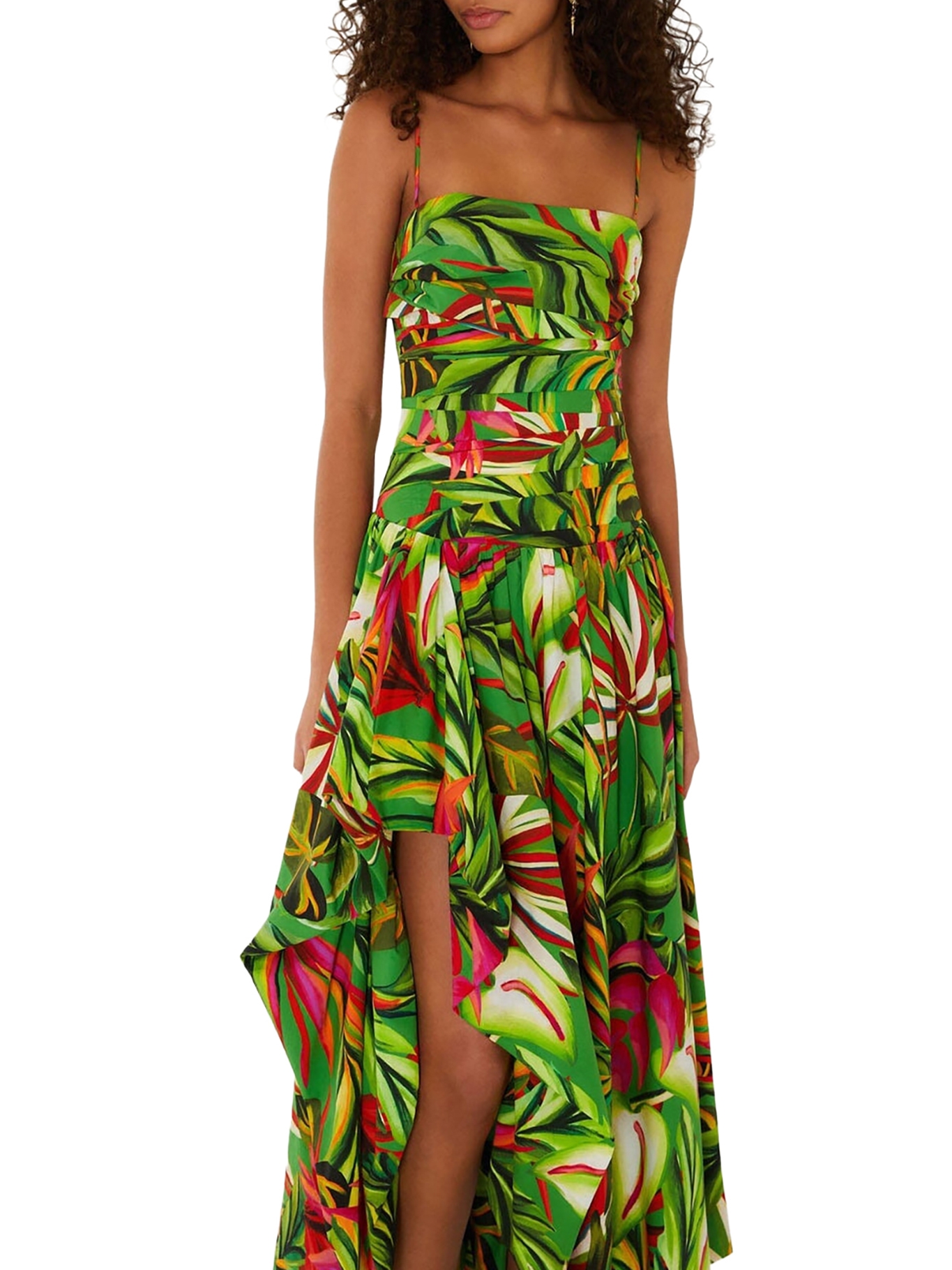 [Farm Rio] Sleeveless dress FW26 363485L0026 ORANGE
