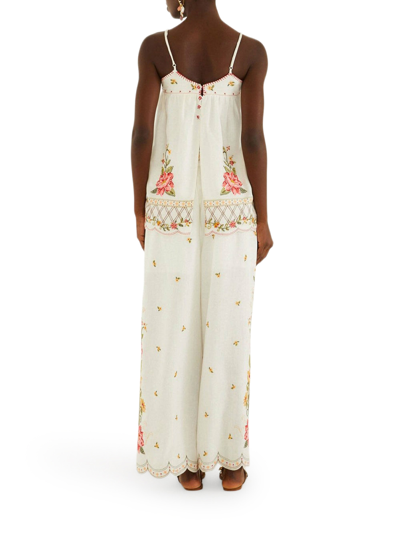 [Farm Rio] Sleeveless dress FW26 355785L0025 OFFWHITE