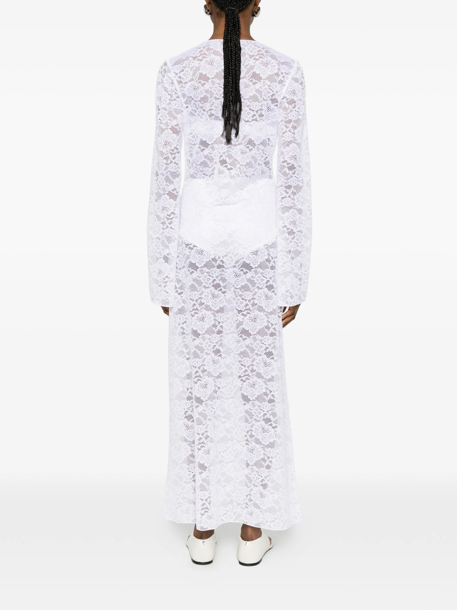 [OSEREE] Long sleeve dress SS26 BFLF268
