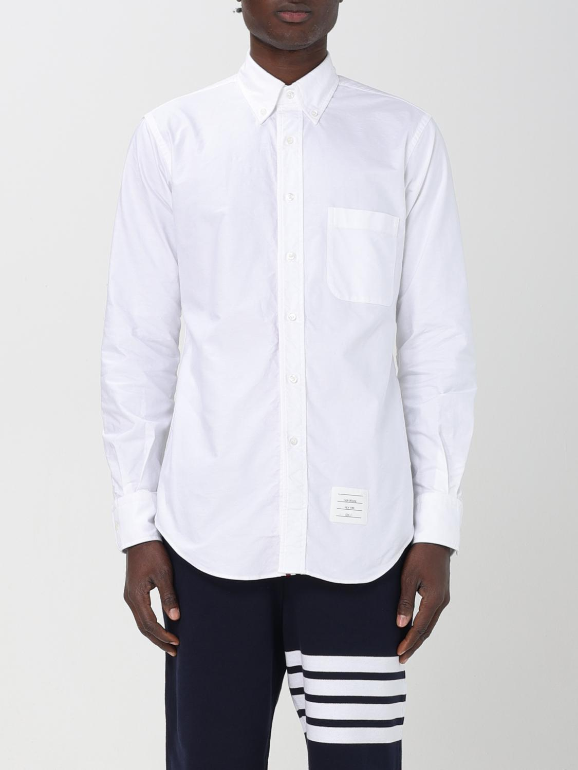 [Thom Browne] Shirts Long Sleeve FW25 MWL010EF0313 100