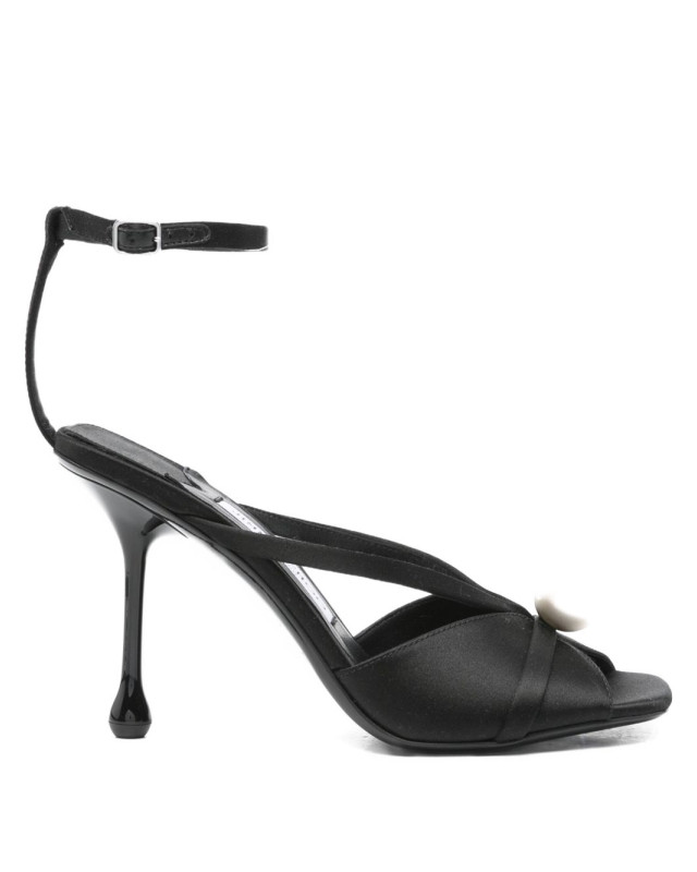 JIMMY CHOO SIVA95 AODBLACK/WHITE
