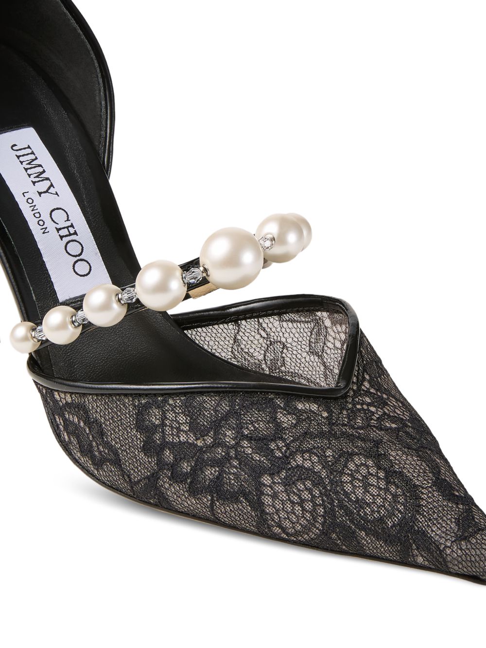 JIMMY CHOO AURELIE85 DRJBLACK/WHITE
