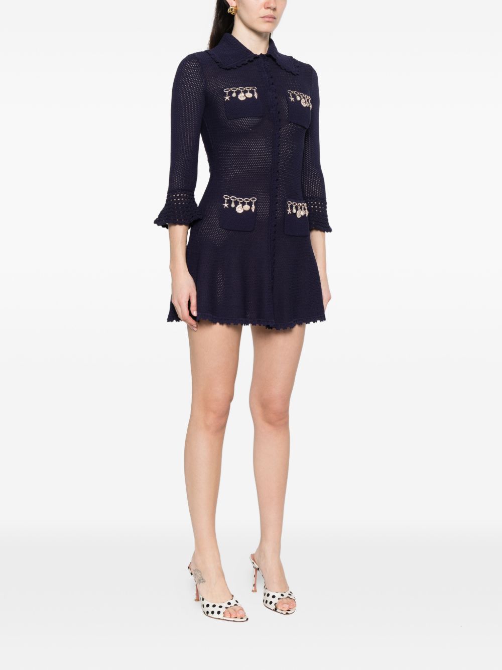SELF PORTRAIT SS26-048S-N NAVY