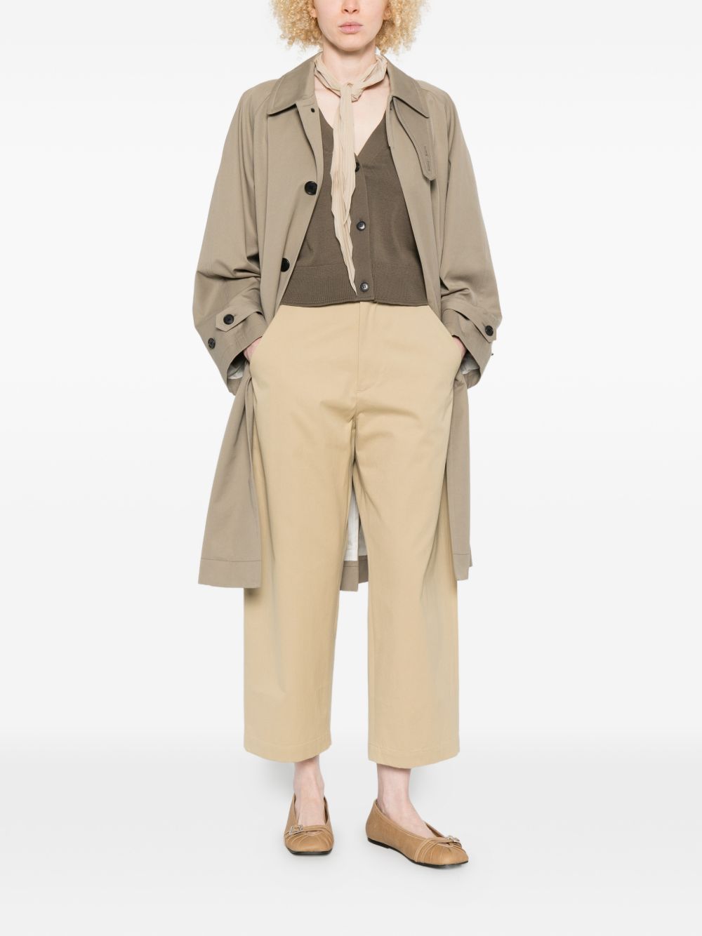 NICHOLSON & NICHOLSON ECRU CHINO2BEG