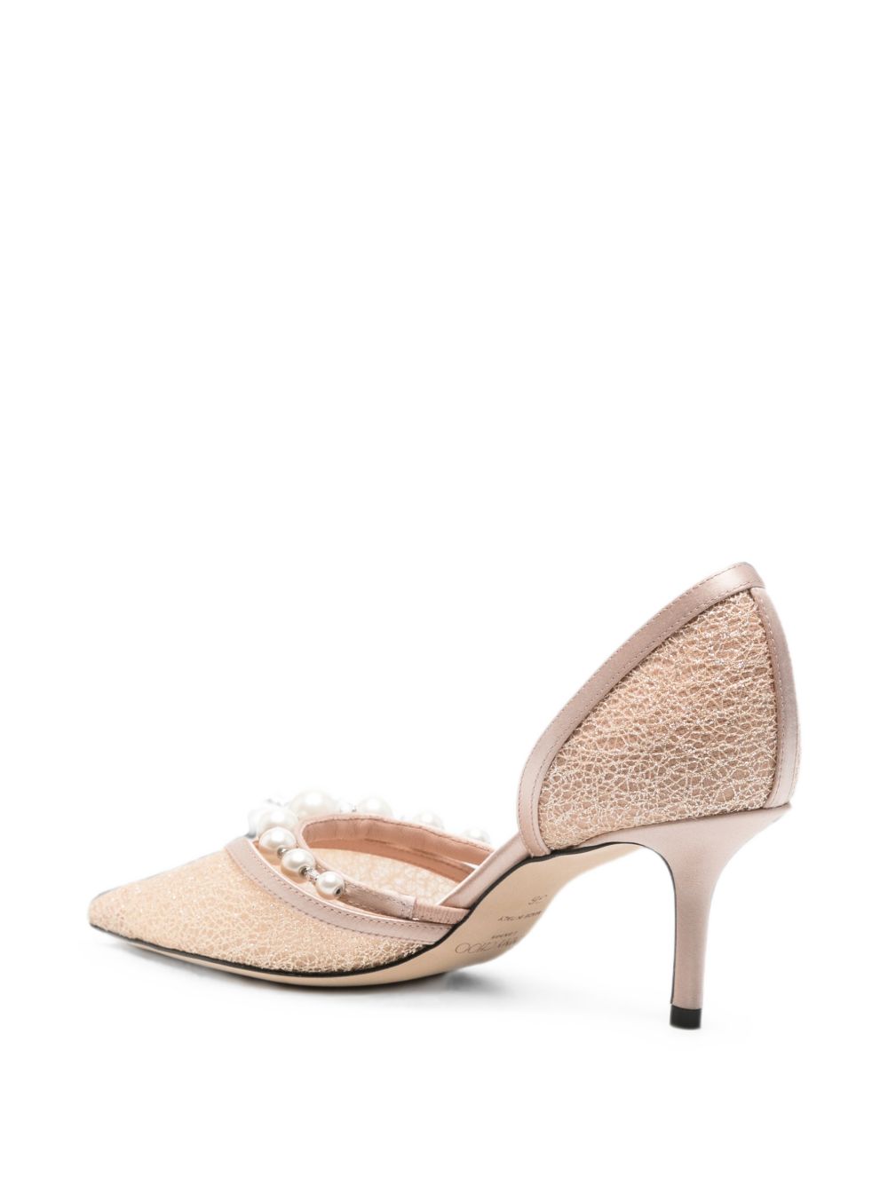JIMMY CHOO AURELIE65 QKGMACARON/WHITE