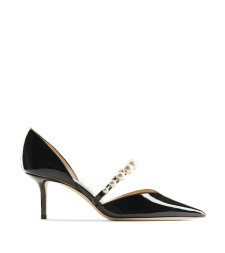 JIMMY CHOO AURELIE65 XKMBLACK/WHITE