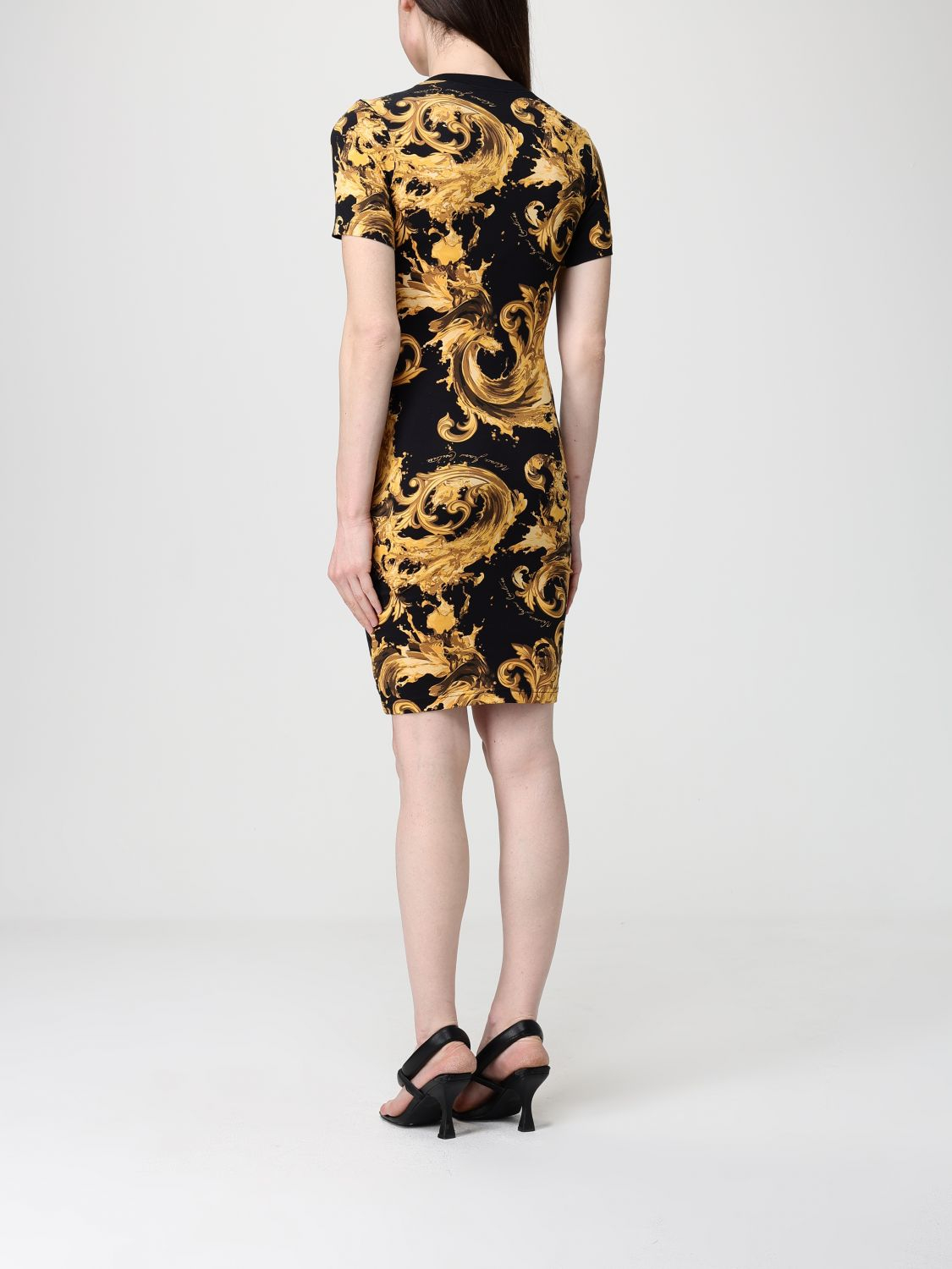 [VERSACE JEANS COUTURE] Short sleeve dress SS26 80HAO939JS553 G89