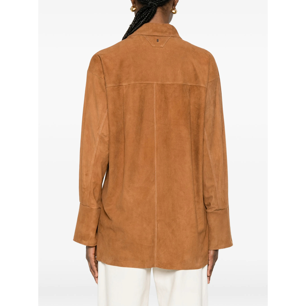 [Santoro] Leather Jacket SS26 50010-D  CARAM