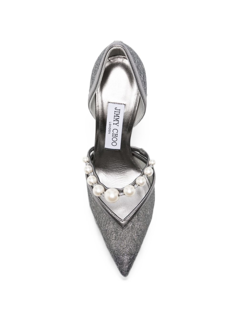 JIMMY CHOO AURELIE85 QKGANTHRACITE/WHITE