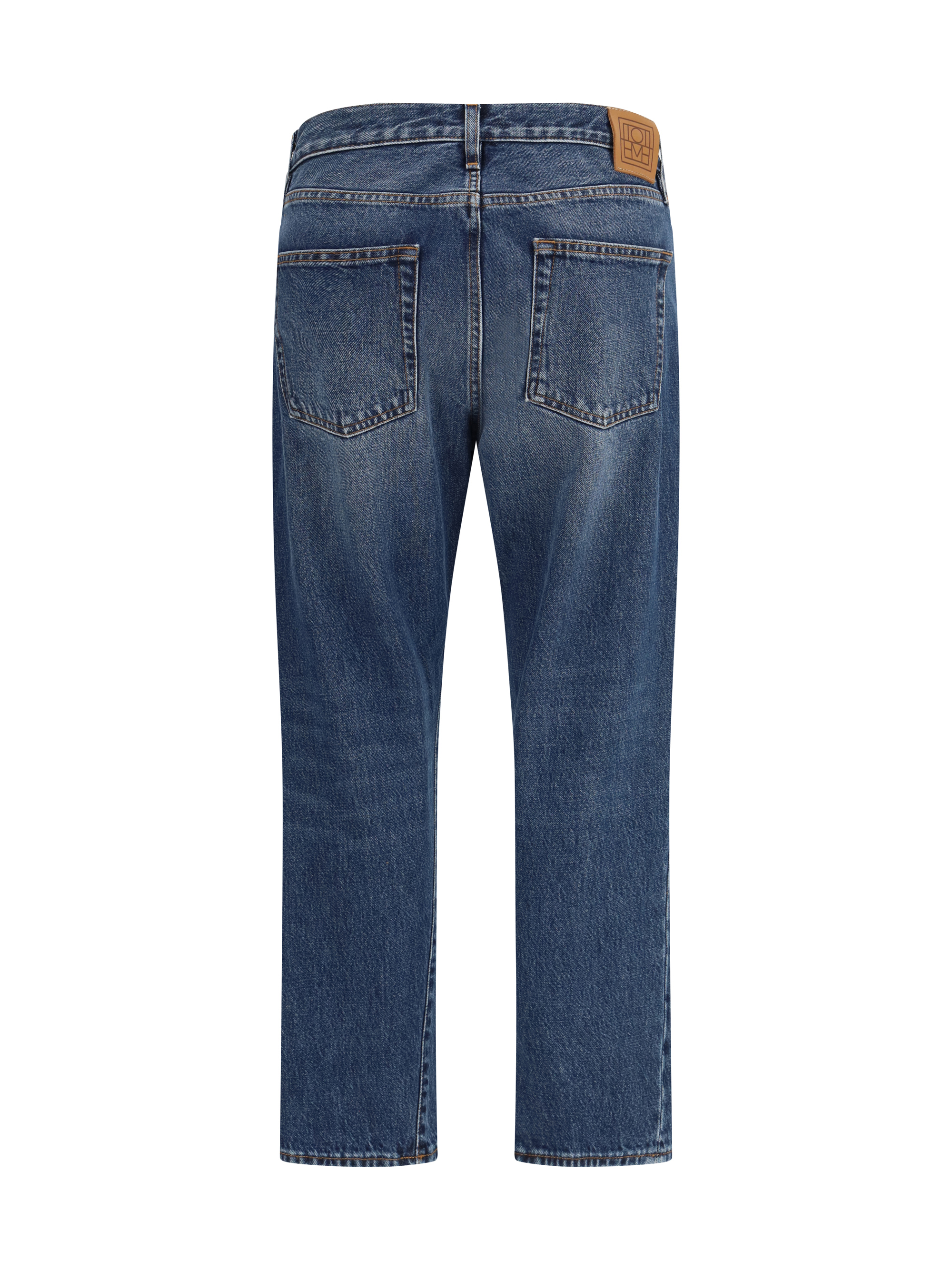 Washed Twisted Seam Jeans