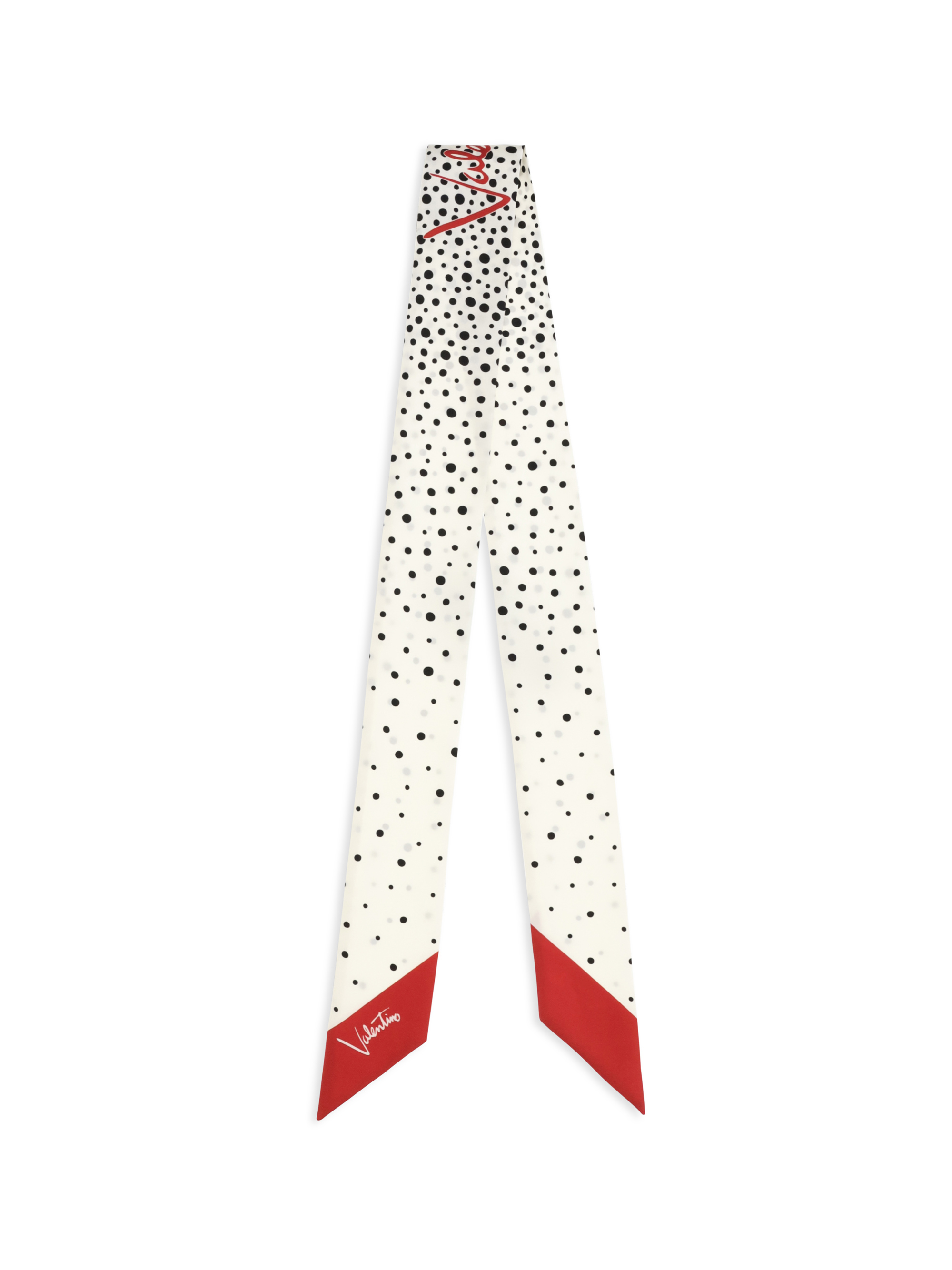 Twill Little Stars Starry Scarf in silk