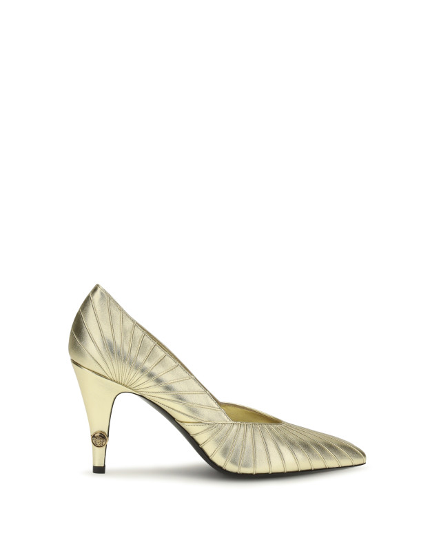 Metallic leather Pumps