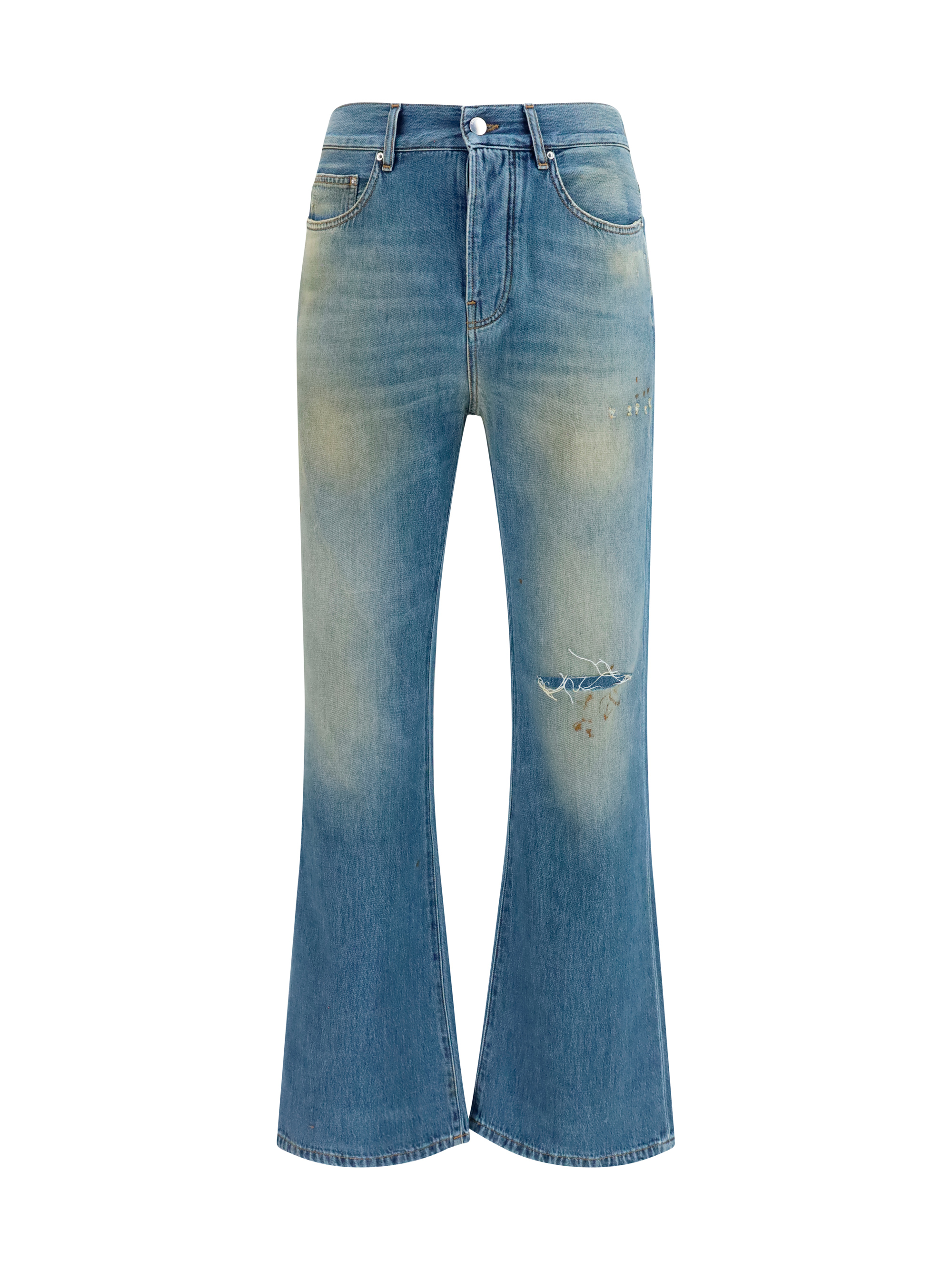 Slash flared distressed Jeans