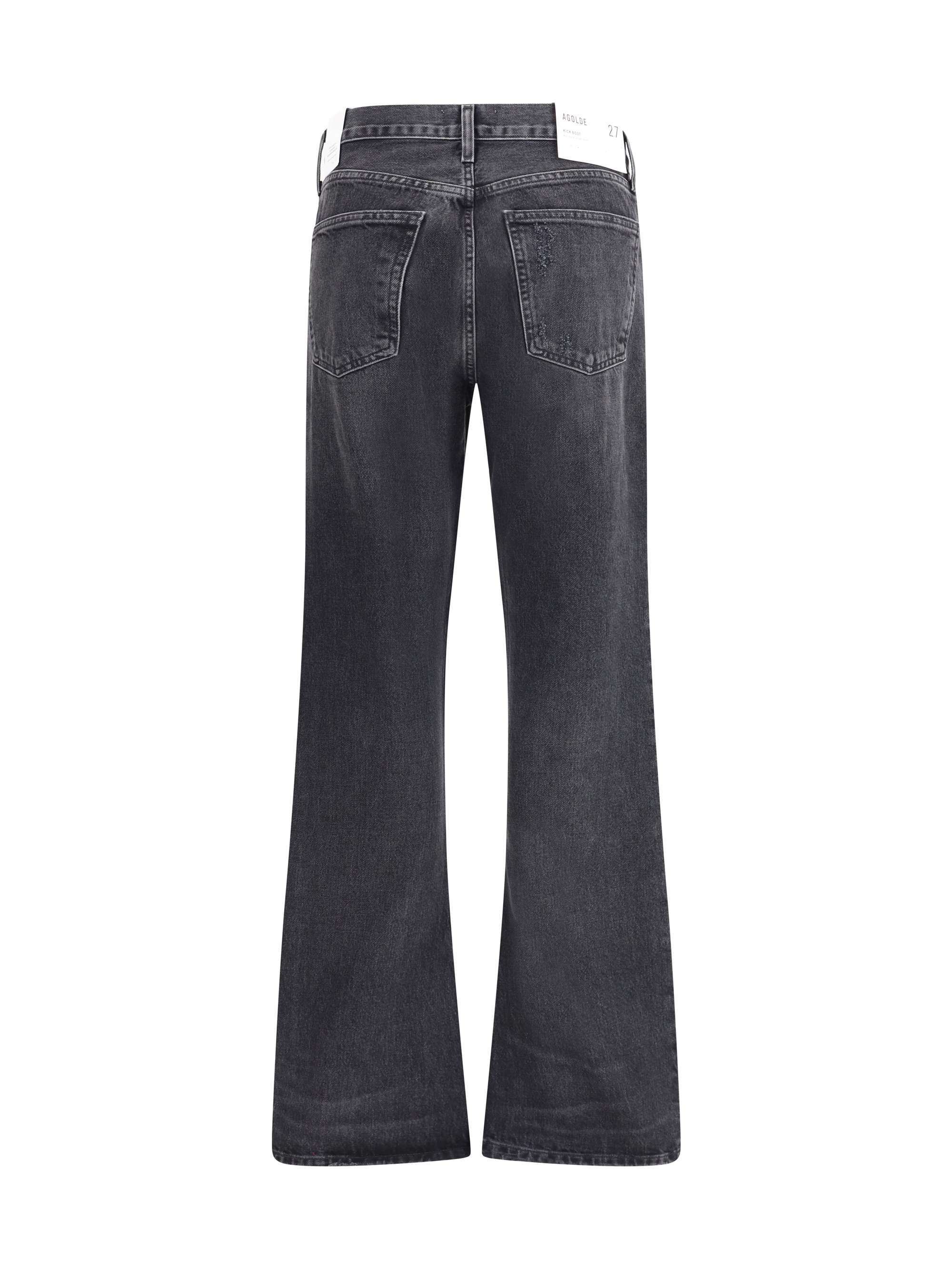 Mid-rise kick boot Jeans