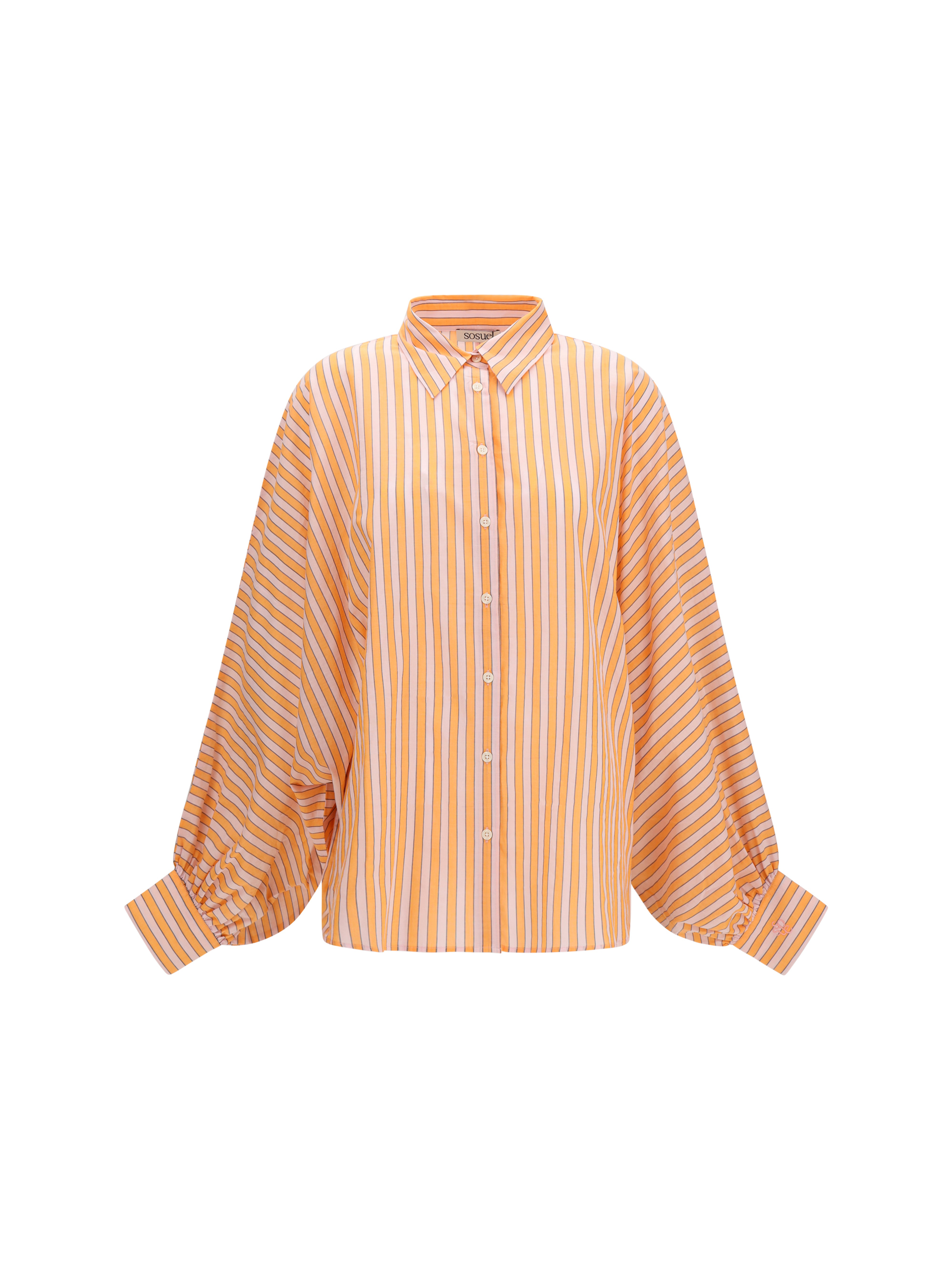 Antonia Voile striped shirt