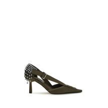 Canvas Pumps with crystals