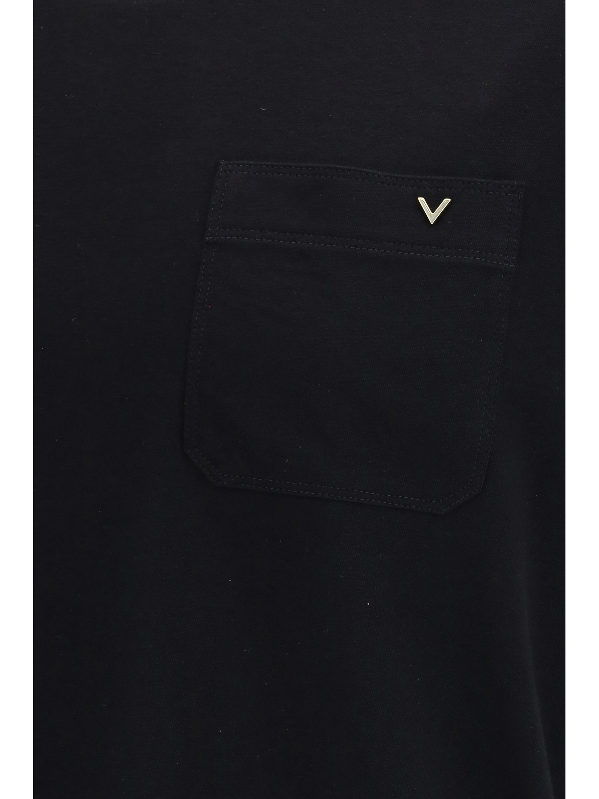 Cotton T-shirt with VGold