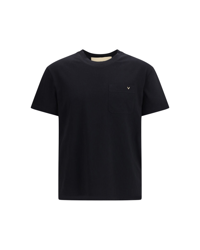 Cotton T-shirt with VGold