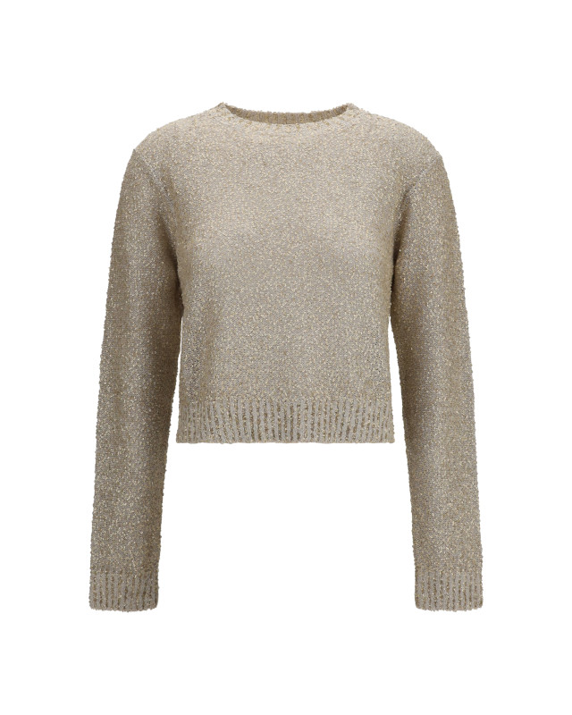Long-sleeve sequin Sweater